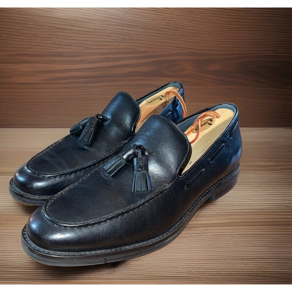 Sperry 🏆 Gold Cup 🏆 Debonair Loafer Shoes Men 10.5 Black Tassels STS19279